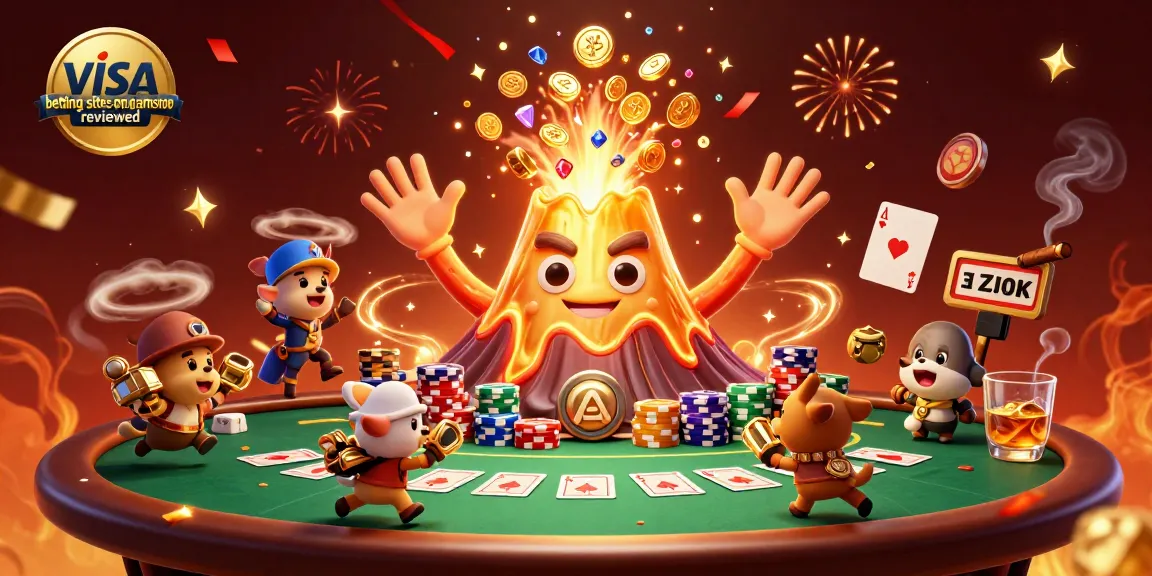Experience exhilarating wins at visa betting sites not on gamstop reviewed with our lively 3D illustration.