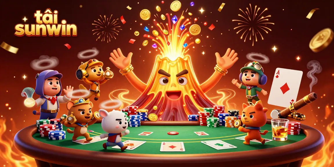 Experience thrill at tải sunwin with a vibrant 3D casino scene featuring explosive action and rich visuals.