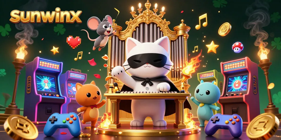 Join the fun with sunwinx at this vibrant casino, featuring 3D characters and arcade games.