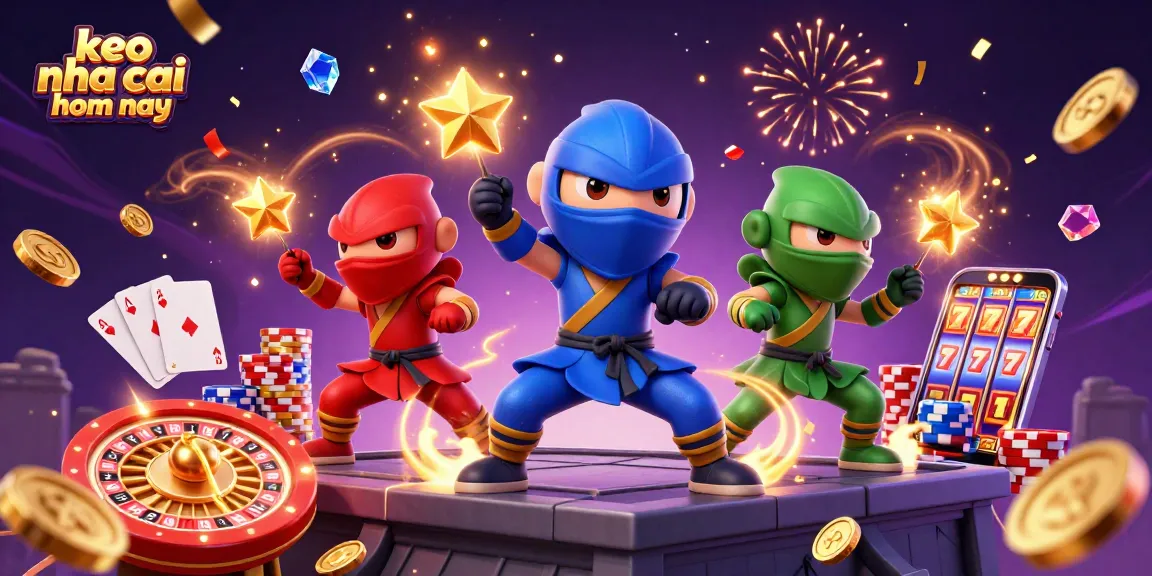Engage with keo nha cai hom nay in an animated scene showcasing vibrant casino elements.