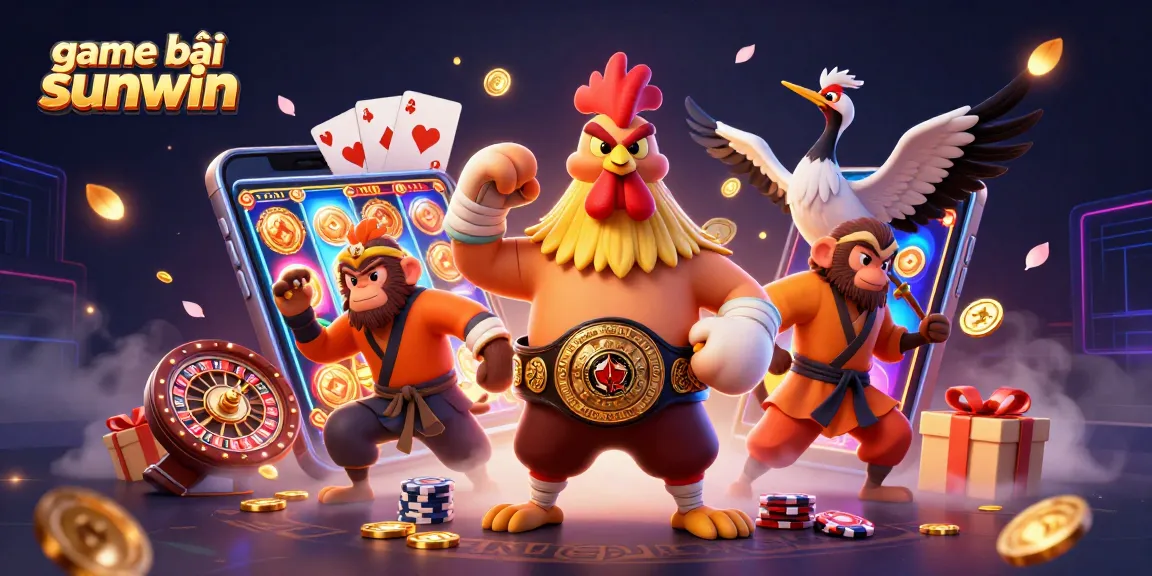 Experience thrilling action in game bài sunwin with dynamic characters and vibrant casino elements.